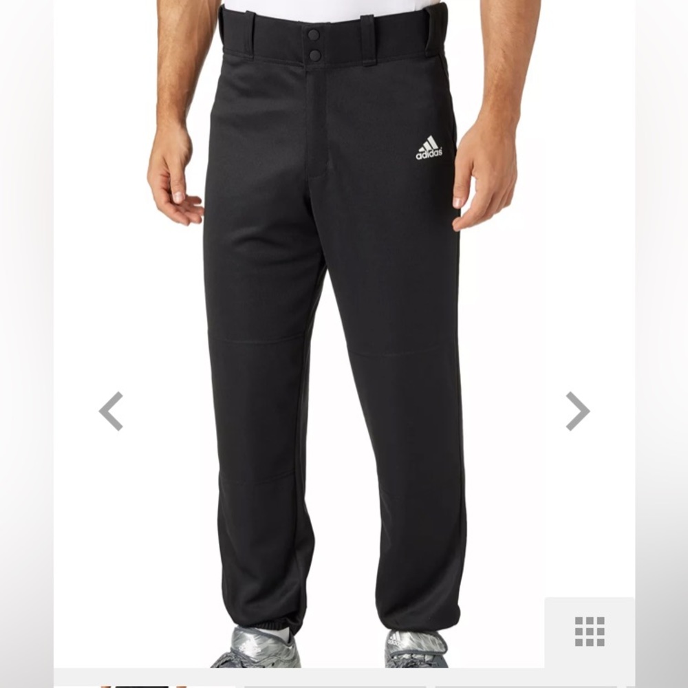Adidas Men's Triple Stripe Traditional Baseball Pants size Small